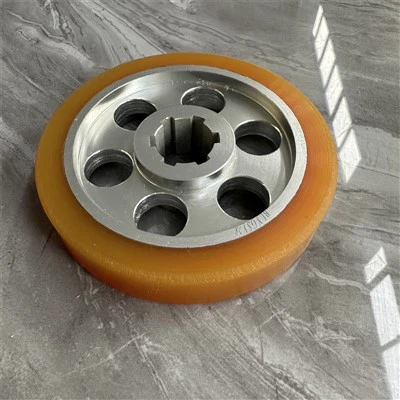 Roda de PU transparent